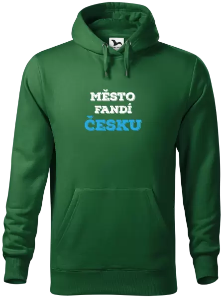 Pánská mikina Město fandí Česku