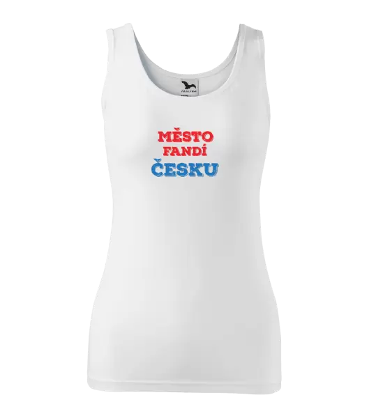 Dámské tílko Město fandí Česku