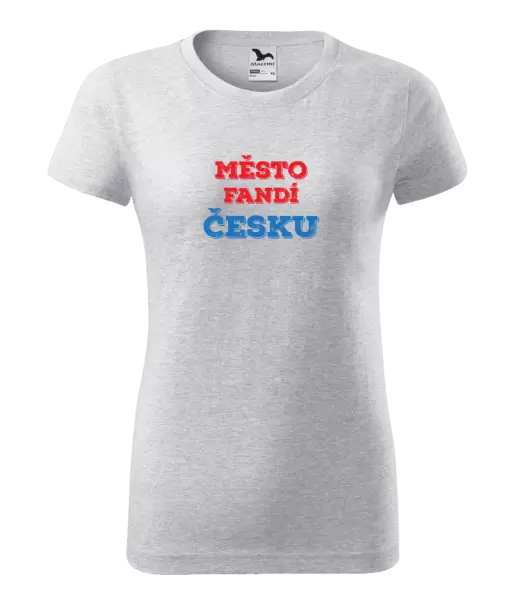 Dámské tričko Město fandí Česku