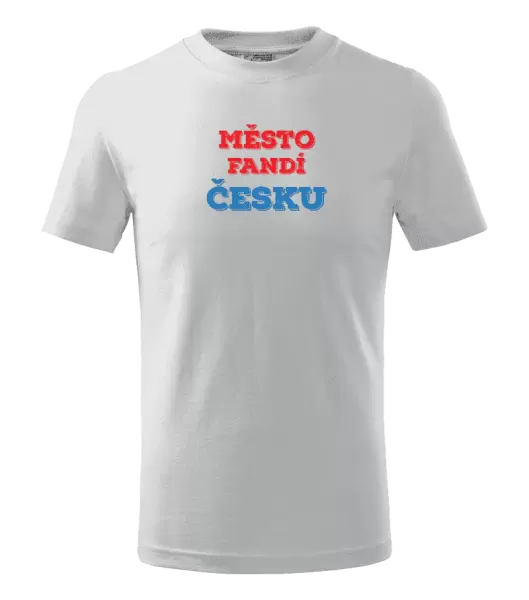 Dětské tričko Město fandí Česku