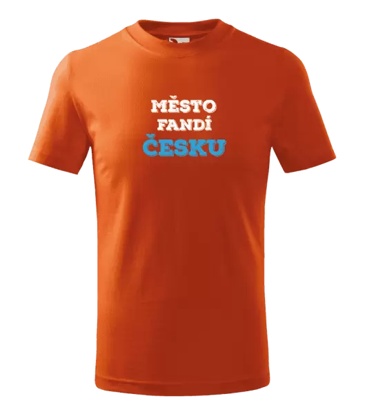 Dětské tričko Město fandí Česku