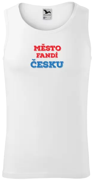 Pánské tílko Město fandí Česku