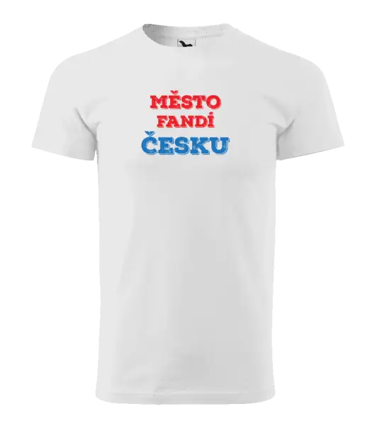 Pánské tričko Město fandí Česku