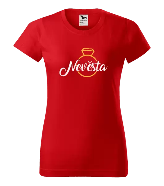 Dámské tričko Nevěsta - zlatý prsten
