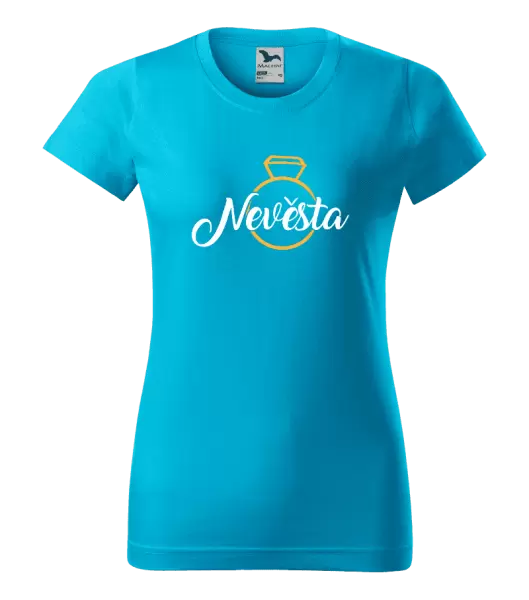 Dámské tričko Nevěsta - zlatý prsten