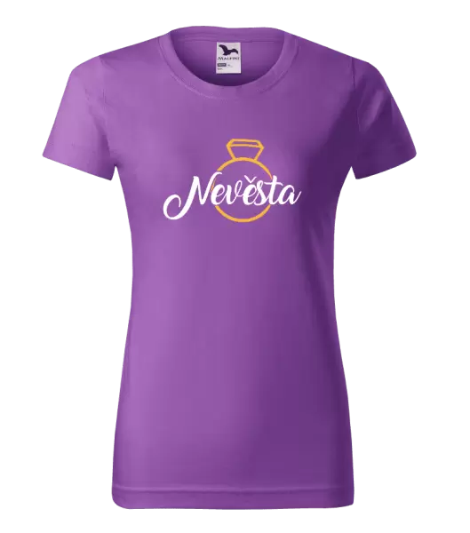 Dámské tričko Nevěsta - zlatý prsten
