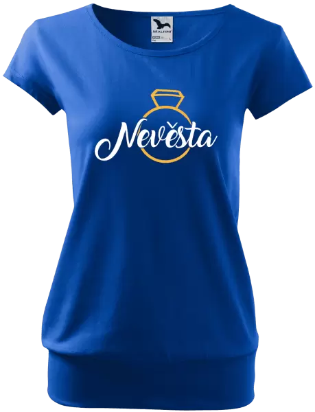 Dámské tričko Nevěsta - zlatý prsten