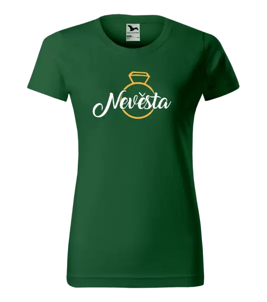 Dámské tričko Nevěsta - zlatý prsten