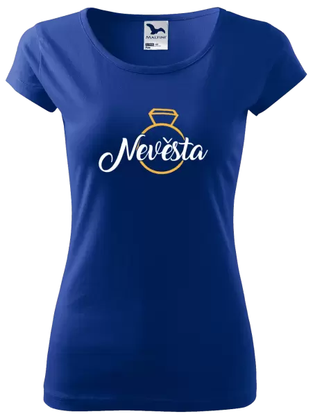 Dámské tričko Nevěsta - zlatý prsten
