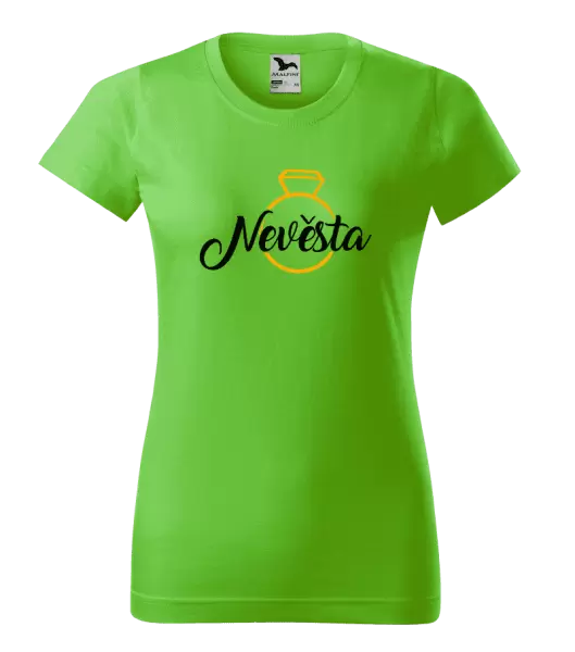 Dámské tričko Nevěsta - zlatý prsten
