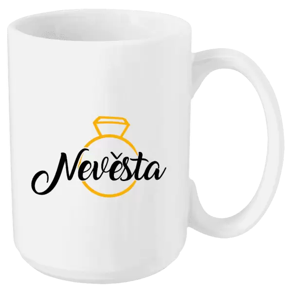 Hrnek Nevěsta - zlatý prsten