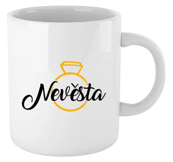 Hrnek Nevěsta - zlatý prsten