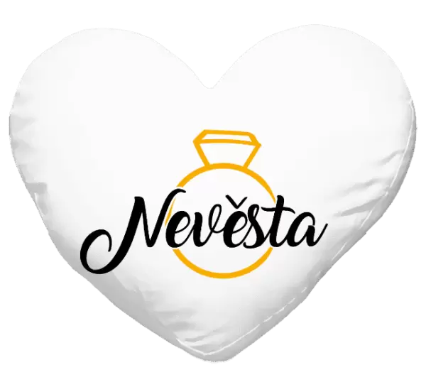 Polštář Nevěsta - zlatý prsten