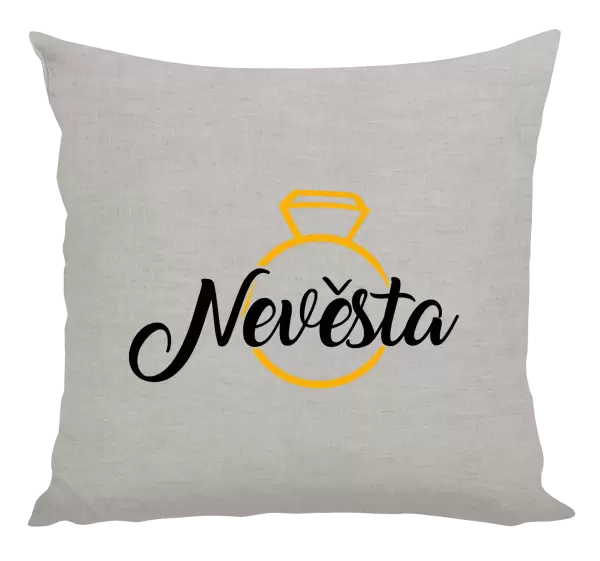 Polštář Nevěsta - zlatý prsten