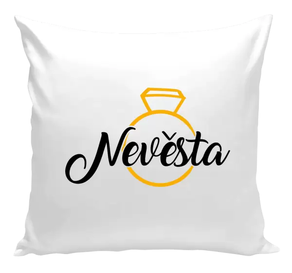Polštář Nevěsta - zlatý prsten