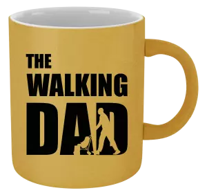 Metalický hrnek The Walking Dad