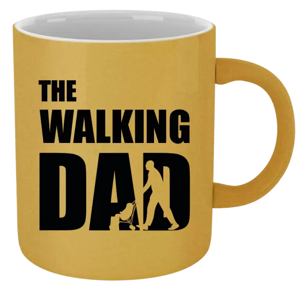 Metalický hrnek The Walking Dad