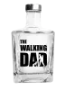 Fľaša, sklenená hranatá The Walking Dad