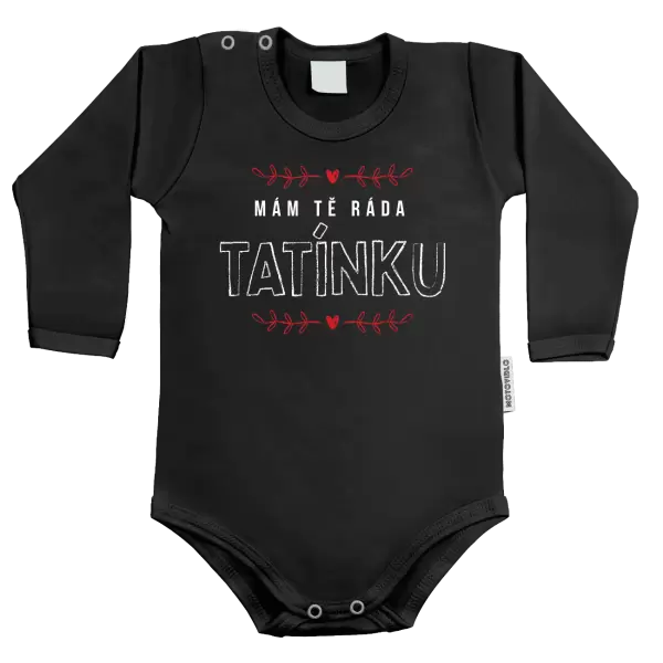 Dětské body Mám tě ráda tatínku