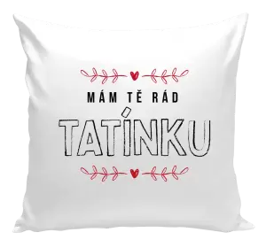 Polštář Mám tě rád tatínku