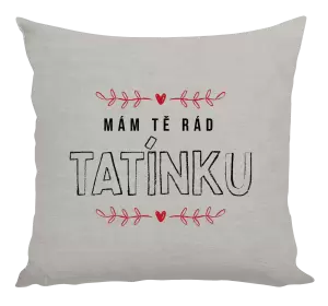 Polštář Mám tě rád tatínku