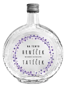 Skleněná láhev Na tento hrníček, má nárok jen nejlepší tatíček