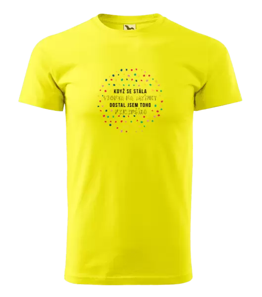 Pánské tričko Když se stála fronta na tatínky, dostal jsem toho nejlepšího