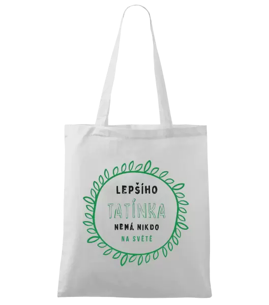 Látková taška Lepšího tatínka nemá nikdo na světě