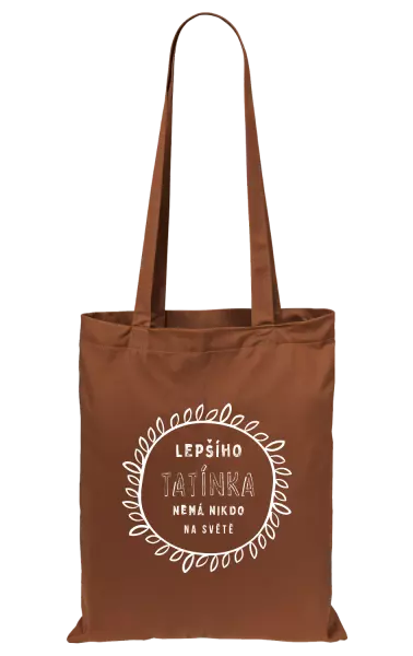 Látková taška Lepšího tatínka nemá nikdo na světě