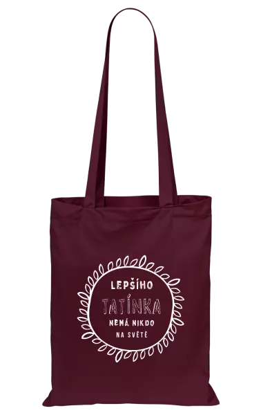 Látková taška Lepšího tatínka nemá nikdo na světě