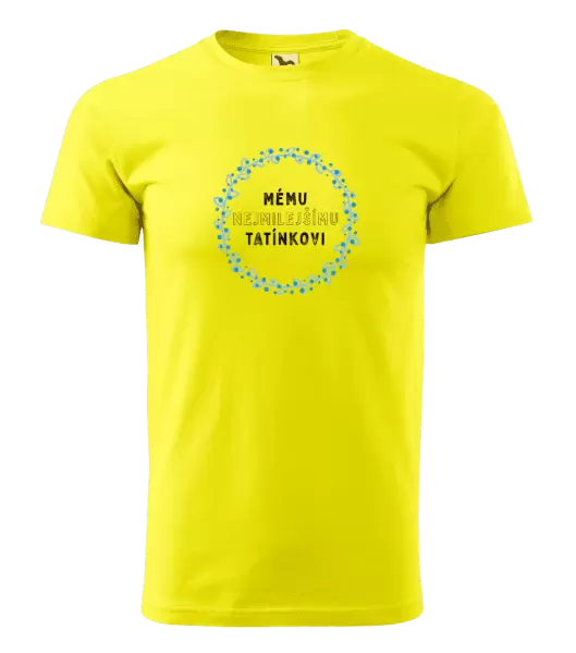 Pánské tričko Mému nejmilejšímu tatínkovi