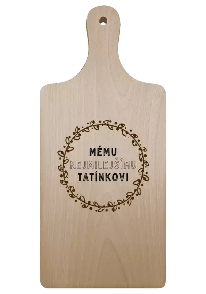 Prkénko Mému nejmilejšímu tatínkovi