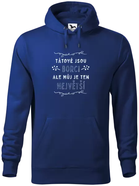 Pánská mikina Tátové jsou borci, ale můj je ten největší