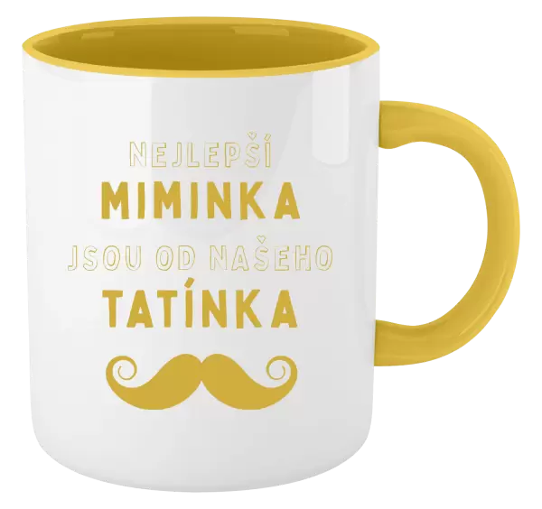 Hrnek Nejlepší miminka, jsou od našeho tatínka