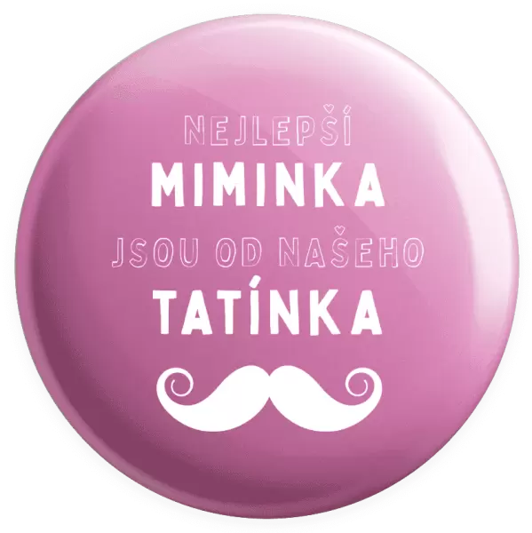 Placka Nejlepší miminka, jsou od našeho tatínka