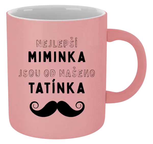 Metalický hrnek Nejlepší miminka, jsou od našeho tatínka