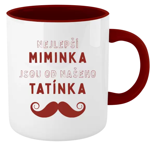 Hrnek Nejlepší miminka, jsou od našeho  tatínka