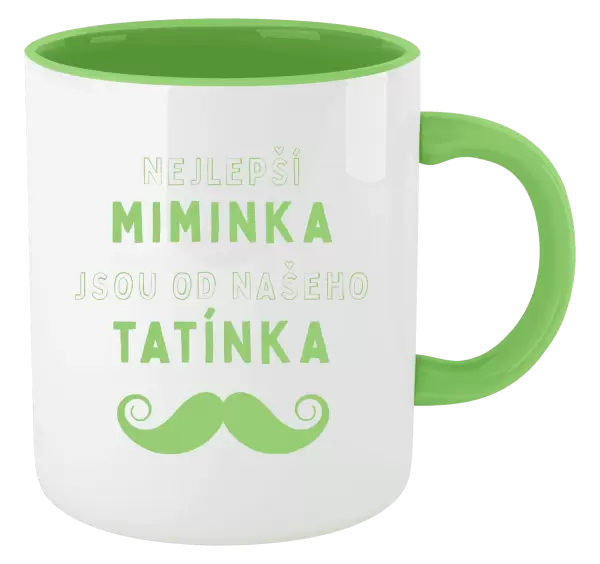 Hrnek Nejlepší miminka, jsou od našeho tatínka