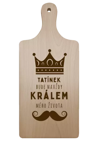 Prkénko Tatínek bude navždy králem mého života