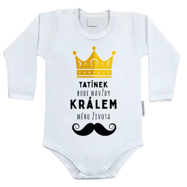 Dětské body Tatínek bude navždy králem mého života