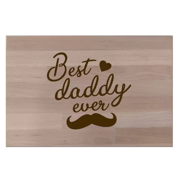Buková doska Best daddy ever