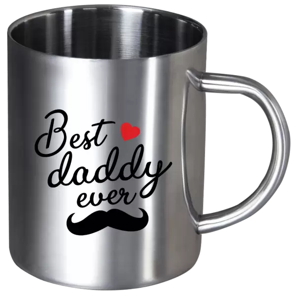 Nerezový hrnek Best daddy ever