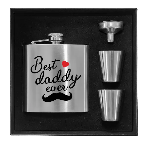 Ploskačka v krabičke Best daddy ever