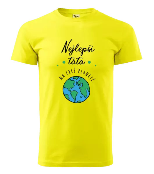 Pánské tričko Nejlepší táta na celé planetě