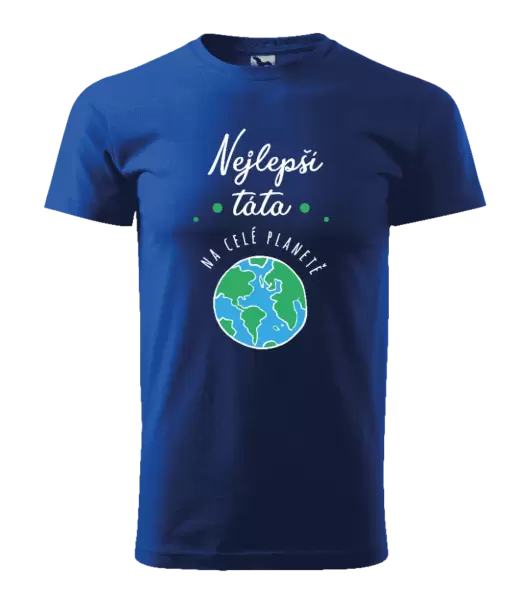 Pánské tričko Nejlepší táta na celé planetě
