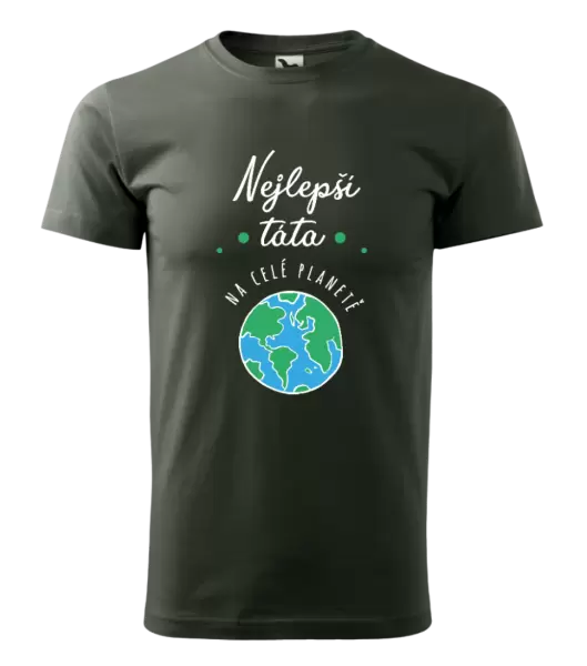 Pánské tričko Nejlepší táta na celé planetě