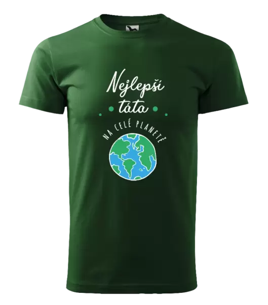 Pánské tričko Nejlepší táta na celé planetě