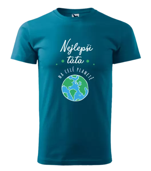 Pánské tričko Nejlepší táta na celé planetě