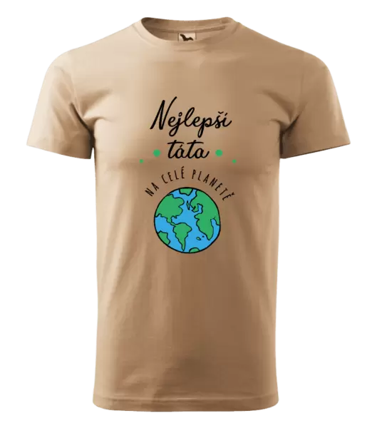 Pánské tričko Nejlepší táta na celé planetě