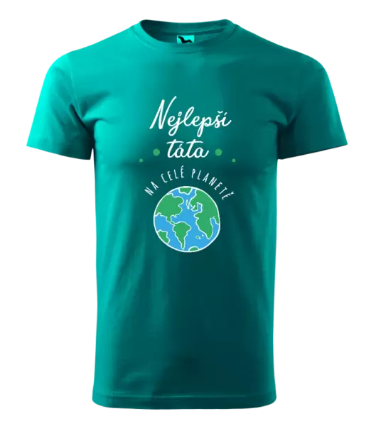 Pánské tričko Nejlepší táta na celé planetě